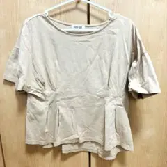 FLASH BLUE ベージュ 半袖トップス