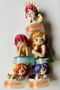 ワンフェス限定　リセットちゃんワンダちゃんボトルキャップ　5種セット