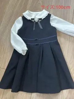 CHOPIN de deux ネイビー Aラインドレス　100cm