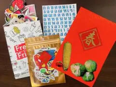20)紙ものおすそ分けセット　海外シール