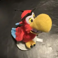 アラジン　イアーゴ　肩のせ　ぬいぐるみ　ディズニー