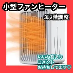 限定価格✨3段階調節 ファンヒーター 電熱ヒーター