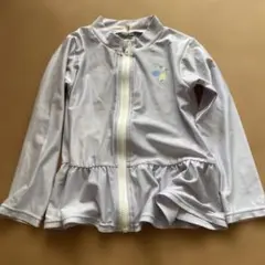LAGOM キッズ　ガールズ　ライトパープル ラッシュガード Lサイズ