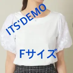 4381 ITS DEMO プルオーバー ホワイト F 新品未使用