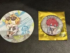 ヒプノシスマイク 独歩 一二三 コースター 缶バッジ スイパラ 海の家 ヒプマイ