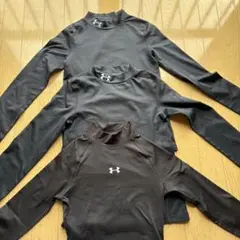 Under Armour ブラック アンダーシャツ 3枚セット