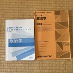 公務員試験 政治学 テキストと問題集