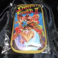 ストリートファイターII ストII カプコン 40周年 くじ マルチポーチ
