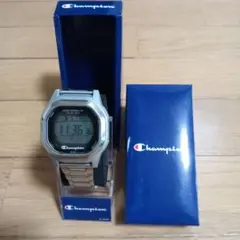 ✨Champion 電波ソーラーデジタル腕時計 シルバー 【１点限り早い物勝ち】
