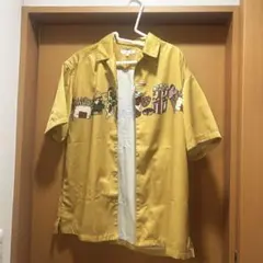 POWER TO THE PEOPLE 　ファーストフード　シャツ　イエロー