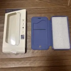 SKIN X SERIES パープル 手帳型ケースiphone13Pro