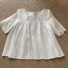 tumugu カットレース　オーバーブラウス