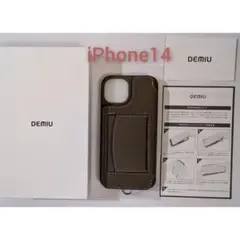 iPhone14DEMIUデミュウアイフォンケース　ポシェ新品　エトープ