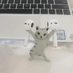 ネコ　インテリア　イヤホン置き　猫ミーム