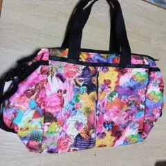 LeSportsac 蜷川実花限定花柄バッグ レスポートサック×蜷川実花のM / mika ninagawa、和傘や桜