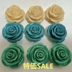 cp726/SALE！人工石◇バラ　約35mm 9個