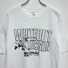 アイスホッケーUS古着 デザイン性・雰囲気・配色・柄 ◎グッドプリントTシャツ