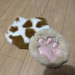 猫 肉球 ポーチ 2点セット 小物入れ