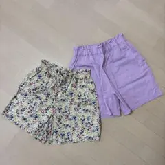 ユニクロコットンハーフパンツ 160cm 2枚セット