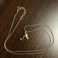 【新品未使用】ネックレス A イニシャル