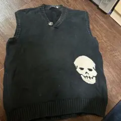T-HILLS スカルノースリーブベスト