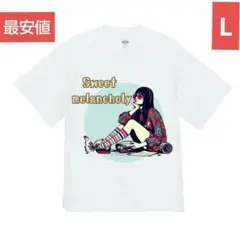 Tシャツ【L】ハイクオリティー Tシャツ オシャレ 女の子 ノスタルジック