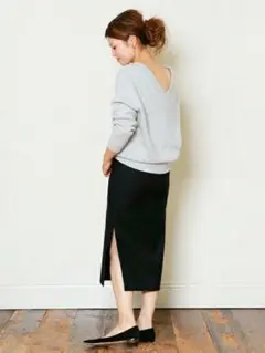 フラノストライプスカート