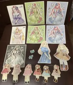 海外人物ステッカー 女の子ステッカー シール