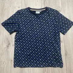 BOSS 幾何学模様 ネイビー Tシャツ　100 102