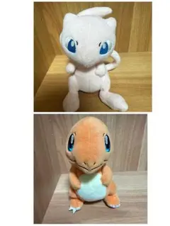 ポケットモンスター ミュウ&ヒトカゲ ぬいぐるみセット