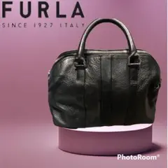 FURLA フルラ ハンドバッグ レザー ブラック ②