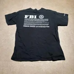 FBI 半袖　tシャツ　黒　ブラック　警察　アメリカ　usa