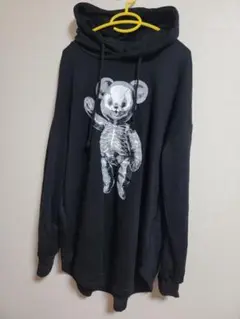 Drug honey スケルトンベアパーカー ブラック