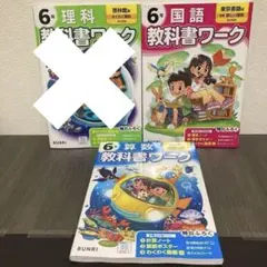 小学教科書ワーク 国語算数理科 6年 啓林館版 夏休み　勉強