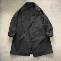 【美品】GU 名作タイロッケンコートM ブラック　イーヴォ