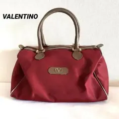 イタリア製 ヴァレンティノ ハンドバッグ ミニボストン ナイロン