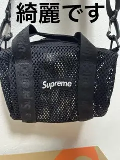 Supreme Mesh Mini Duffle Bag "Black"