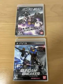 PS3ソフト　ガンダムブレイカー&ガンダム戦記 2点セット