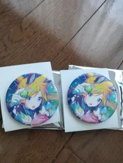 プロセカ　鏡音レン　グリッター缶バッジ グリ缶　vol.42 C 2点セット