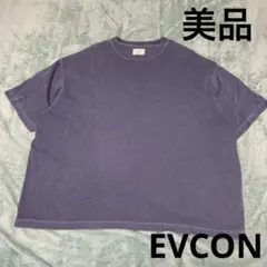 美品 EVCON Every Condition Life フェード加工Tシャツ