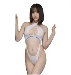 匿名発送 セクシーランジェリー スポーツウェア 首掛け ホワイト