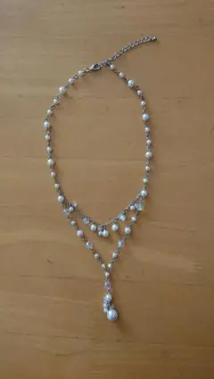 ホワイトパール ロングネックレス