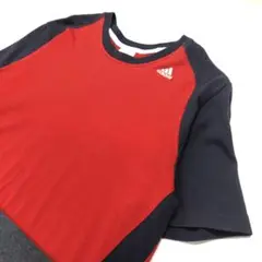 adidas 半袖Tシャツ 赤 メンズ2XL