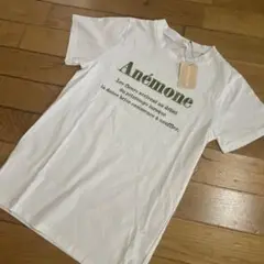 アネモネプリントTシャツ Mサイズ ホワイト新品未使用