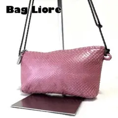 ⭐︎【激レア】Bag Liore ショルダーポーチ ピンクパイソン