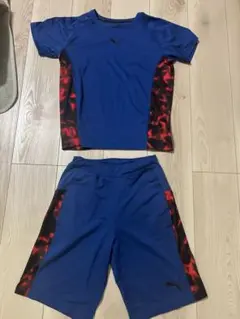 PUMA ジャージセット 青/赤