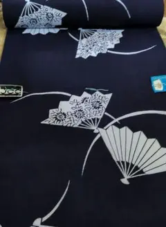 浴衣反物＊ 趣味のゆかた ＊扇＊特撰コ一マ糸使用