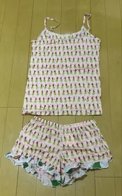 ワコール　フラガール柄ツモリチサト上下【新品】タグ付