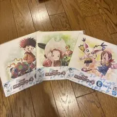 一番くじ デジモンアドベンチャー: E賞色紙 3枚セット