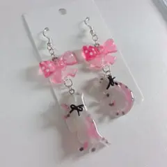 «handmade»ねこ ピアス